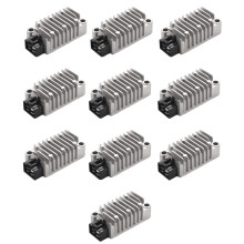 10X Aluminum Motorcycle Voltage Regulator Rectifier for TT250 TT225 SRX600 TDM850 TW200 FZR400 FZR600