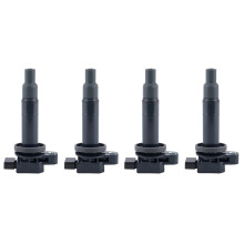 4X Bobinas de IgniçãO 90919-02240 para Echo Prius Vios Yaris Scion Xa Xb 1.5L AcessóRios para Carro
