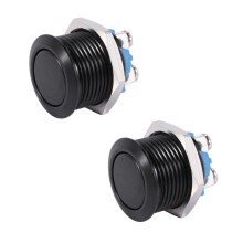 2X Horn Horn Button Push Button For Car 16mm 12V