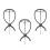 Portable Wig Stand Hangers Clothes Rack 5