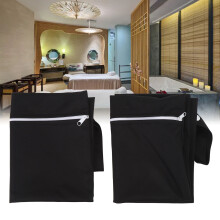 2pcs Black TPU Wet Bags Waterproof Storage for Outdoor Wet Clothing