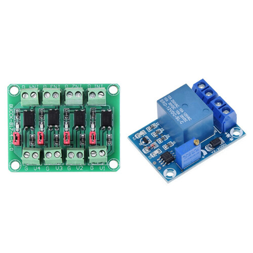 YX-X0001  12V Battery Undervoltage Management Module with 817 Optocoupler 4 Channel Voltage Isolation Board