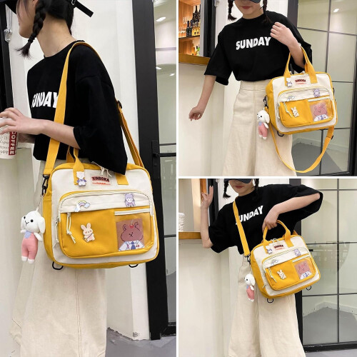 Borsa a tracolla Kawaii in stile giapponese con 1