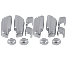 12Pcs Chrome Car Door  Adjust Buttons  for - E Class W204 W205 W212 W218 X204 X166 C E GLK GL ML