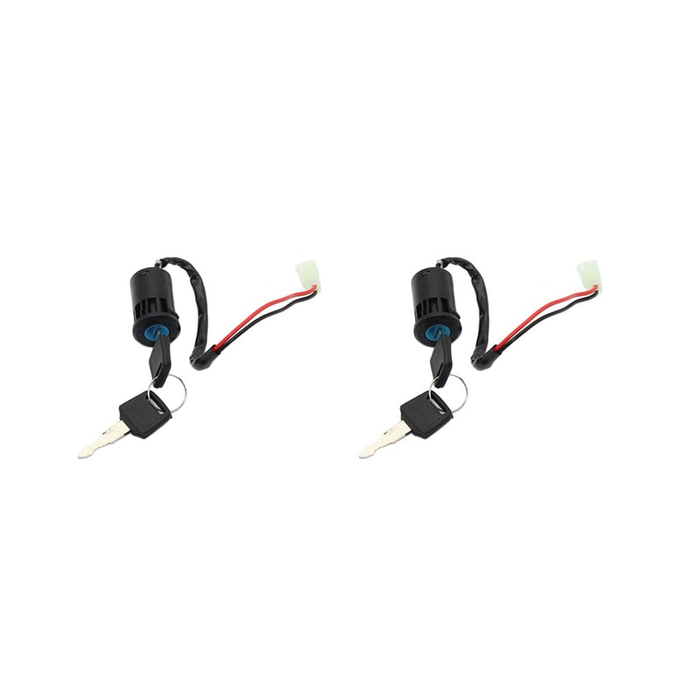 2 Set Atv Ignition Key Universal 4 Wires Ignition Keys Start Lock Key For Atv Go Kart Scooter Motorcycle 6032795650188