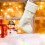 18 Zoll weißer rustikaler Weihnachtsstrumpf 4