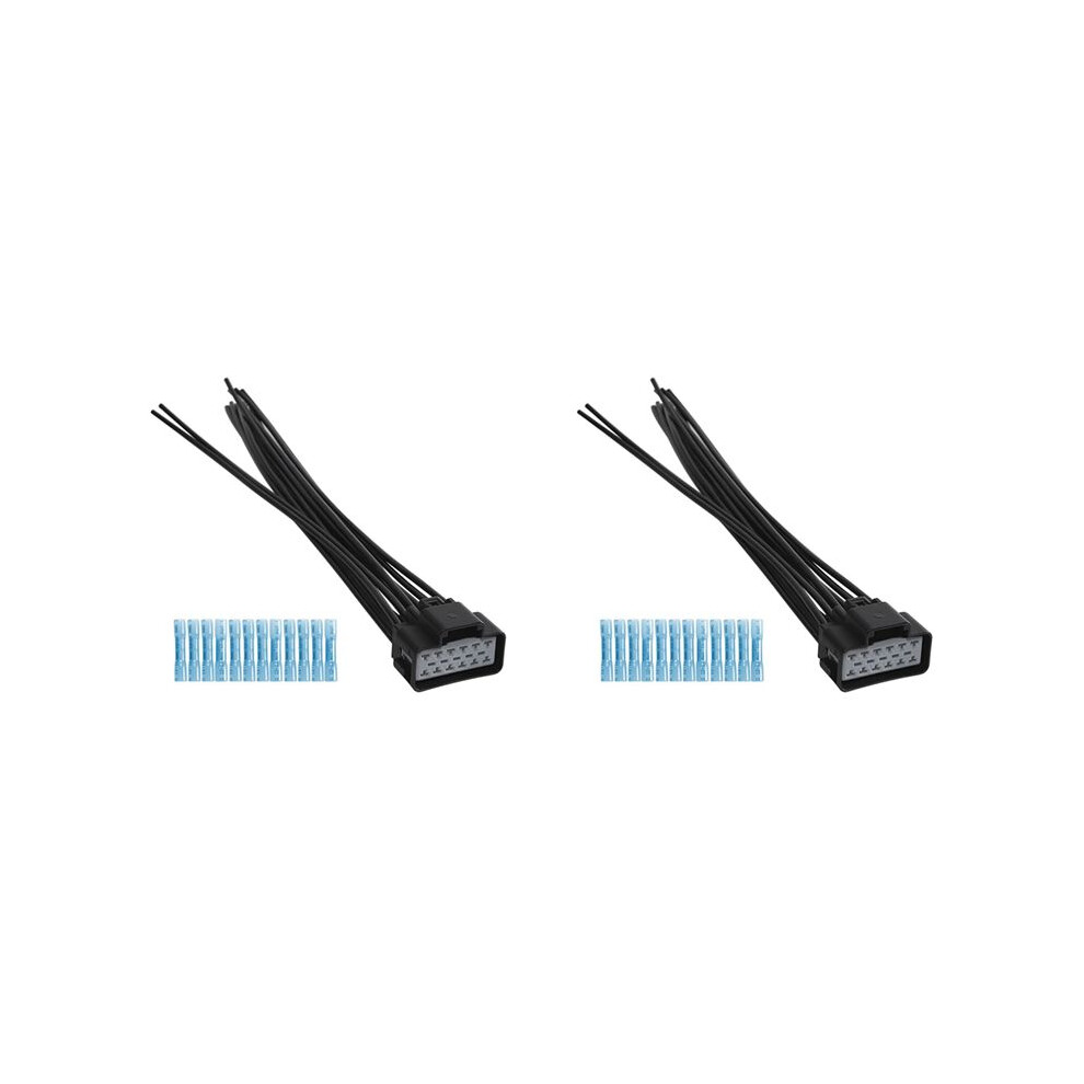 2X Wpt928 Wiring Kit 3U2z-14S411-Zmb Heated/Cooled Module Connector Wire Assembly For Mercury 4711947152894