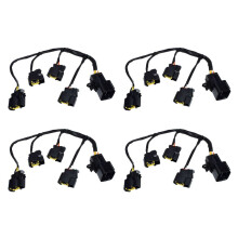 4X 27350-2B000 Ignition Coil Cable Plug Wire Harness for Rio Soul Ceed Cerato Spectra Forte Rondo