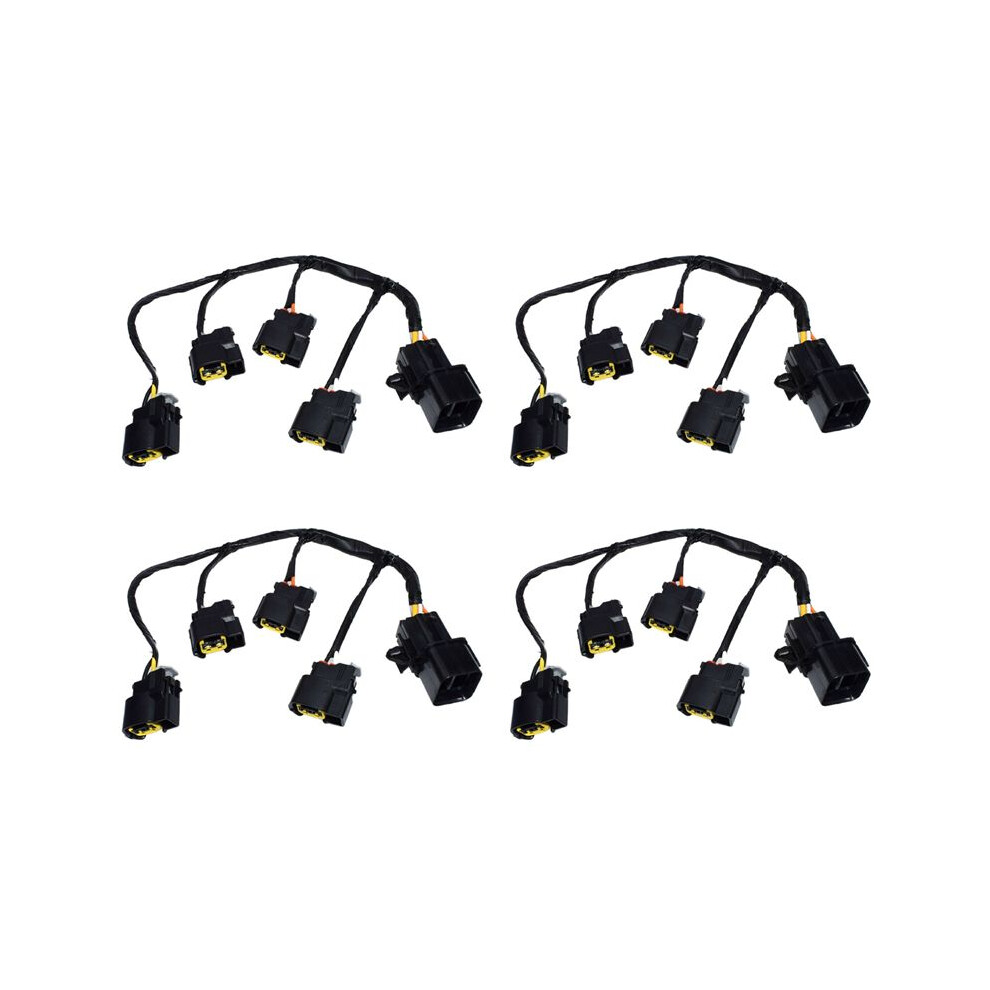 4X 27350-2B000 Ignition Coil Cable Plug Wire Harness For Rio Soul Ceed Cerato Spectra Forte Rondo 6032751637437