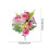 Artificial Rose Stem 34cm – Realistic Plastic Flower, 6 3