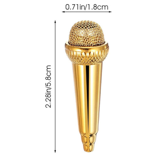 2 unidades de mini microfone vocal portátil compatível com celular 1