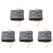 5X Car Truck Sound Power Adapter Reducer 24V to 12V 60A Voltage Reduction Converter