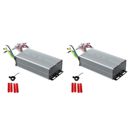 2X 3000W 80A 48V/60V/72V Brushless Controller 24Mos for Electric Scooter E-Bike Motorcycle BLDC Motor Controller