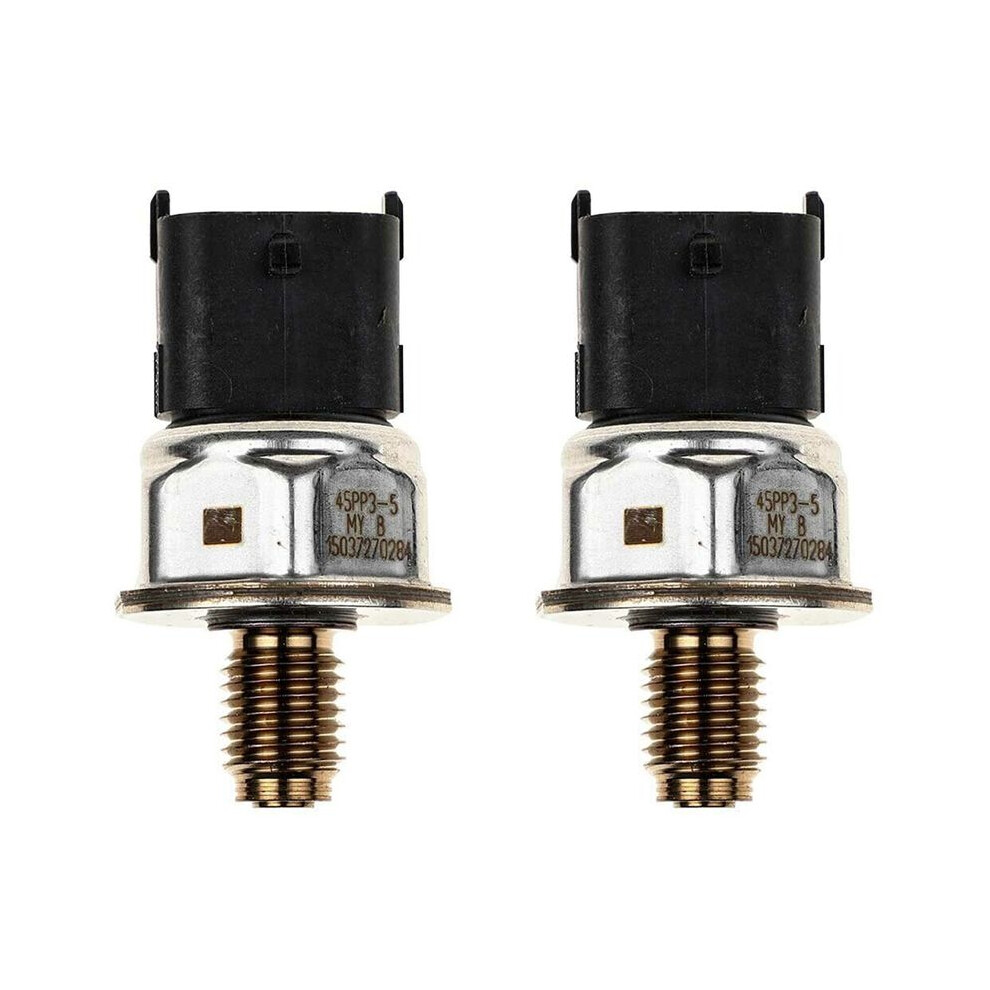 2X New Fuel Rail High Pressure Sensor For - Trax -Astra Corsa Zafira Mokka 1.7 Cdti 45Pp3-5 45Pp35 Black/Silver 4712901496030