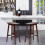 Tabourets de bar à structure en bois, marron (lot de 2) 2