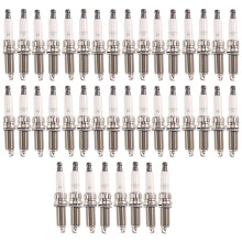 40 Peças Vela de IgniçãO de Metal Do Carro Irídio Platina Vela de IgniçãO 95770 ILZKBR7B8DG 0242129512, para Cooper