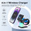 Stazione di ricarica wireless 4 in 1 da 15 W per Android, iPhone, Apple, Samsung e iPad 4