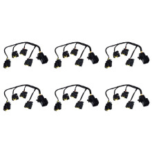 6X 27350-2B000 Bobina de IgniçãO Plugue Chicote de Fios para Rio Soul Ceed Cerato Spectra Forte Rondo Accent 1.6L