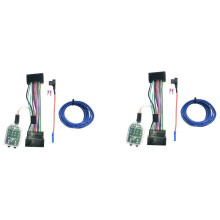 2X pour la Radio D'Usine  2011-2018, Ajoutez Un Adaptateur D'Amplificateur de Caisson de Basses Brancher et Utiliser Harnais