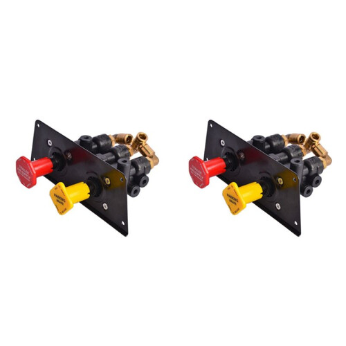 2X Dash Control Valve Module Trailer Parkeerrem 801631 voor Freightliner  Auto-Accessoires