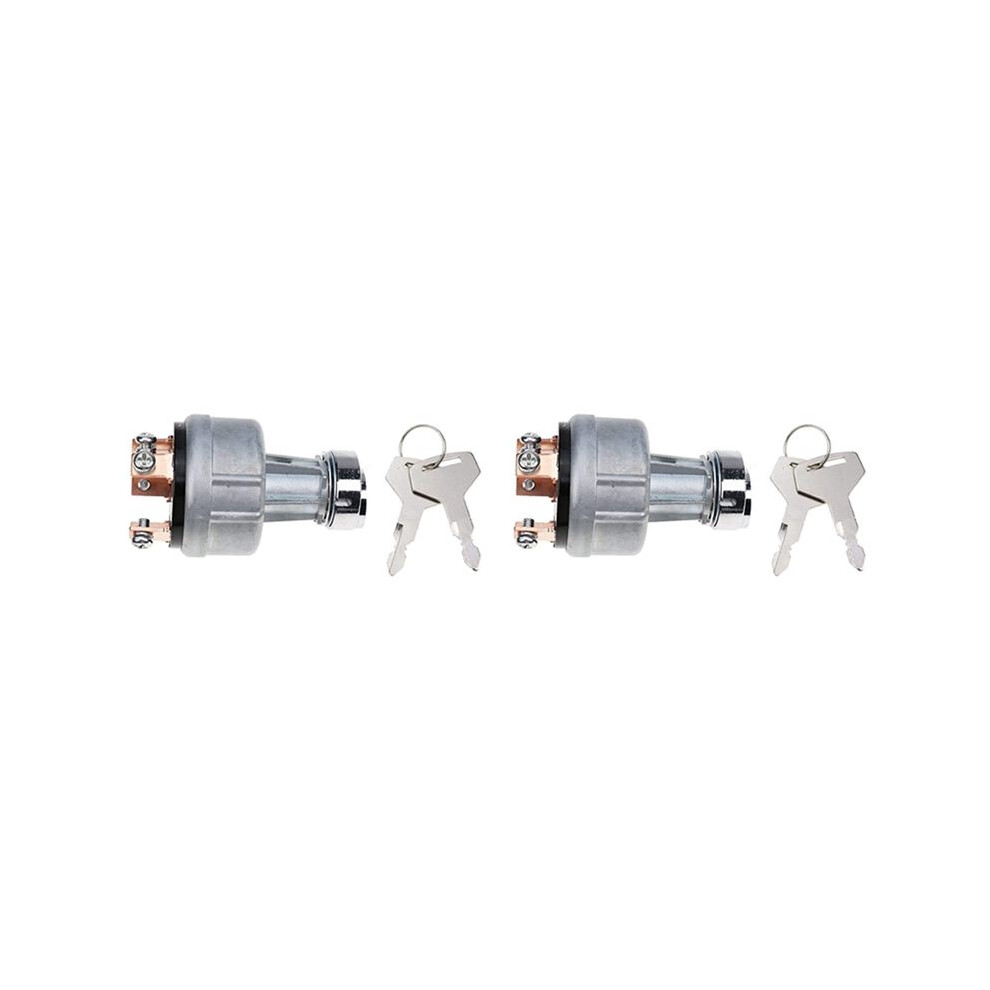 2X 1700100023 1700100052 H806 Ignition With 4 Keys For Takeuchi Excavator Digger Ignition Lock Cylinder 4713989126864