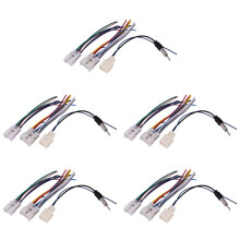 5 Set Car Stereo CD DVD Wiring Harness for with Antenna Adapter Cable