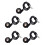 5X Motorcycle Digital Odometer Speedometer 3-Wire Sensor Cable Assembly 1