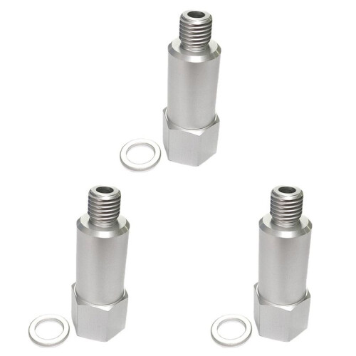 3X Adaptador Do Sensor de Temperatura Do Líquido Refrigerante para LS Swap Gauge M12-1.5 para Sensor Fêmea de 3/8 Polegadas NPT Estendido
