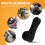 HEMOTON Motorcykel Pedal Modifikation 7,50X2,80X2,50CM Sort 8