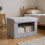 PVC Front Window Storage Box, Foldable Polyester Bin, 4