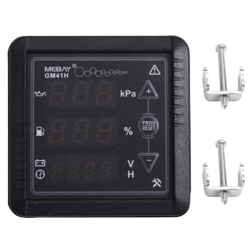 MEBAY GM41H Engine Multifunctional Digital Display Meter PEMP Fuel Level/Battery/Voltage/Hour Meter