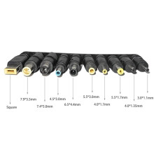 Adattatore Universale da 100 W per Notebook, Connettore , Cavo di Ricarica USB C per Laptop, Caricabatterie per Laptop, 10 Connettori