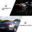 Rode autobumperreflector 20x4cm set van 1 5