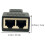 Ethernet splitter RJ45 coupler adapter 1-2 port 4