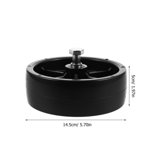 Stable Support Trailer Jack Wheel Replacement Black 1 Set 1