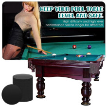 50 Pieces Pool Table Leg Pads 3Inch(7.6 cm) Diameter Rubber Pool Table Level Kit Spacers Foot Pads Keep Level