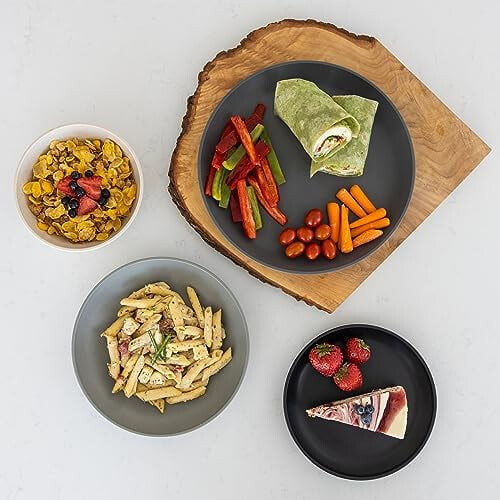 Wheat Straw Dinnerware Set 16-Piece for 4 2