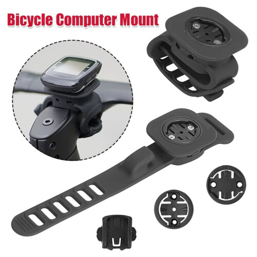 Multi-Function Cycling Extended Mount Silicone Bicycle Computer Mount Non-Slip Bike Computer Holder Cycling Accessories 1