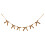 Velvet Bow Garland 70.87in Polyester Multi-Colour 2