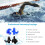 Feiona swimming earplugs silicone reusable 1 pair 2