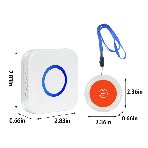 Wireless Doorbell Neck-Mounted for Elderly 1 pc 2
