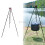 Camping Bonfire Portable Triangle Support Camping Bonfire Frame Picnic Campfire Cooking Pot Hanging Chain Support Rack 2