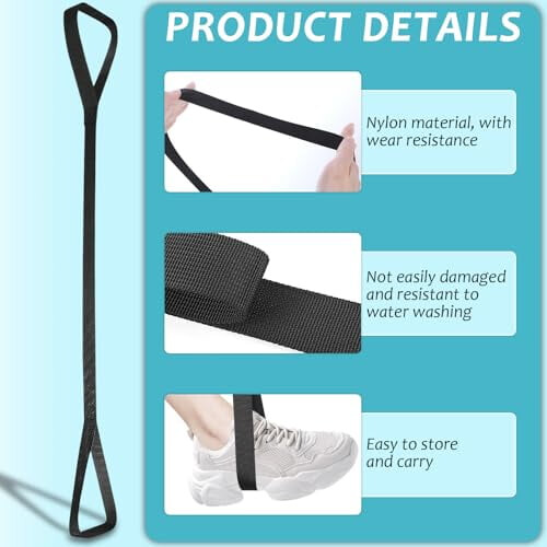 Leg Lifter Strap Adjustable Extra Long for Elderly 2