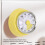 Mechanical Countdown Timer Stainless Steel Visual Dial Pale Yellow 12