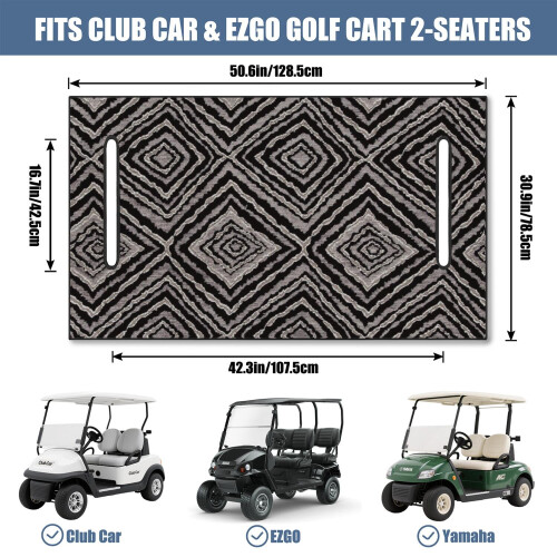 Toalha/cobertor de microfibra para assento de carrinho de golfe, 130 x 79 cm (51 x 31 polegadas) 2