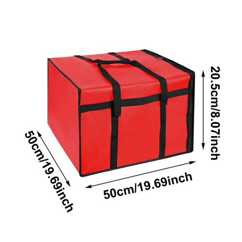 Isoleret pizzabærepose 50x50x20,5 cm 1