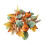 Couronne de bougies en forme de feuille d'érable et de baies (1 pièce) 2