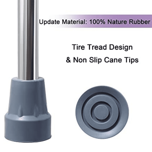 Krukdoppen, robuust, antislip rubber, 3/4 inch 1