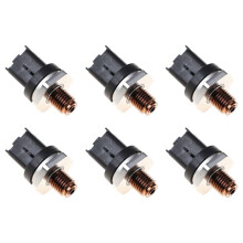 6X Fuel Rail Pressure Sensor Pressure Relief Valve Sensor Transducer for 0281002797 0281006507 0281002283