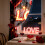 Red Rose Valentine's Day Curtains, Polyester, 1 Pair 5